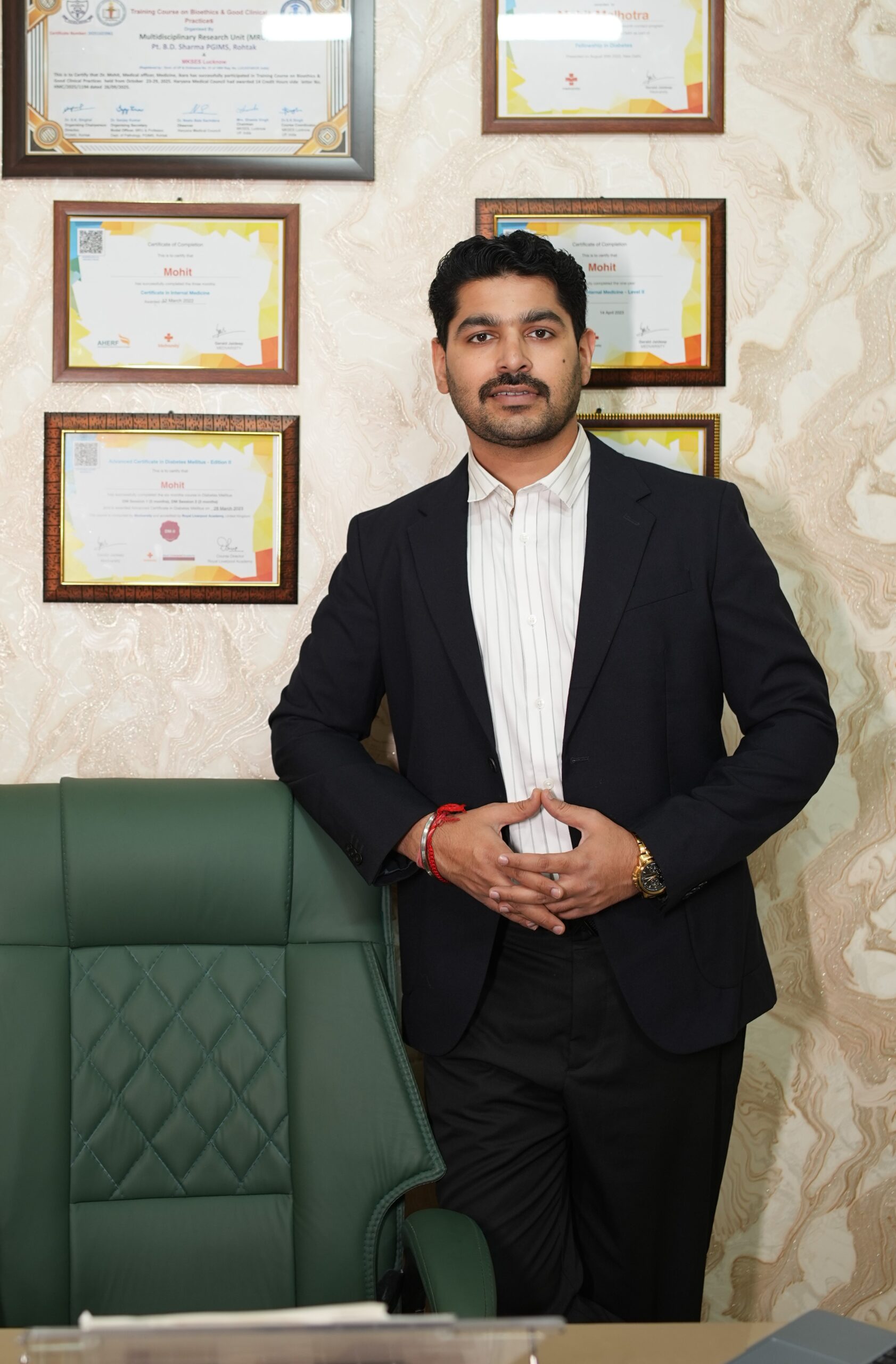 Doctor at Ikara Clinic reception