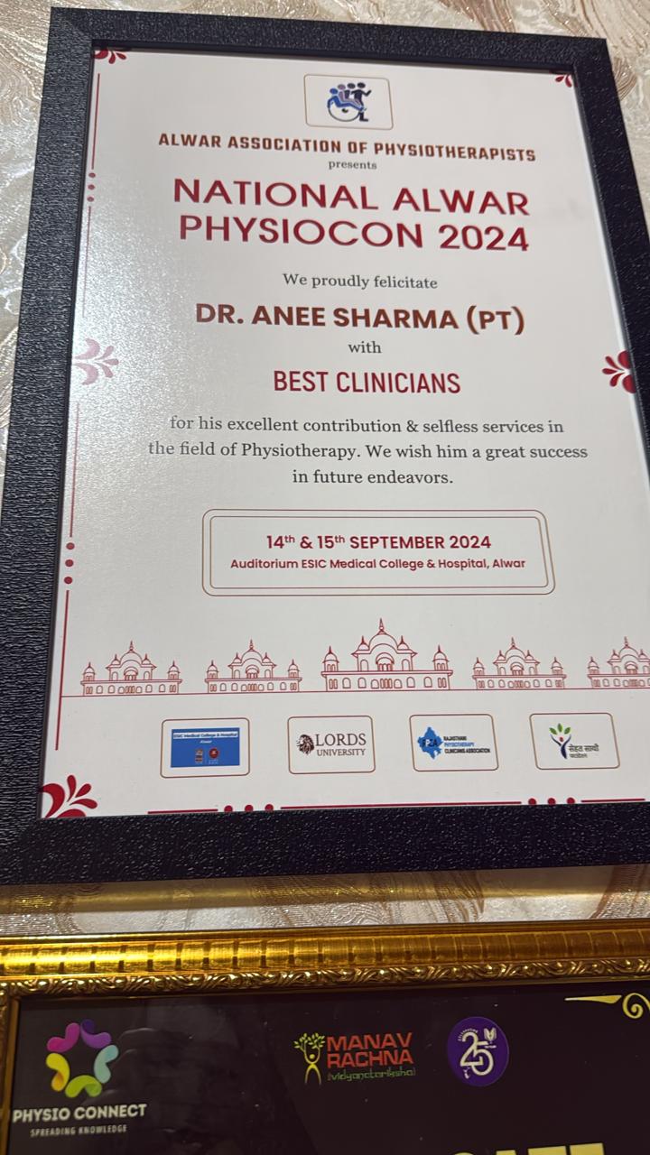 Best Clinicians recognition - Dr Anee Sharma